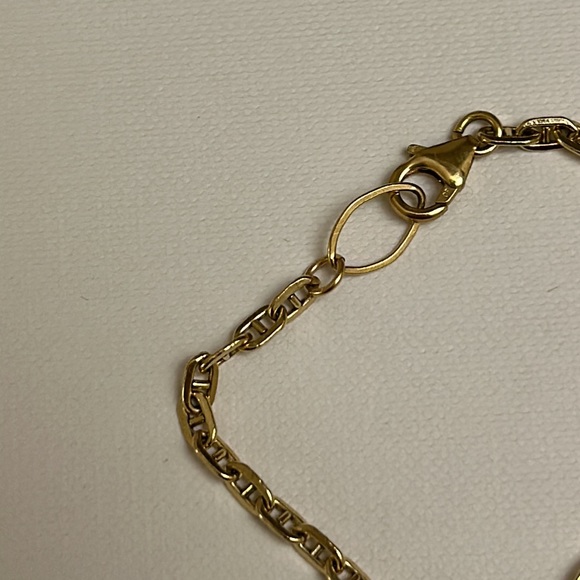 Gold d’ancre bracelet - Picture 2 of 3